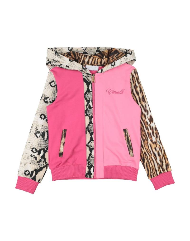 ROBERTO CAVALLI Sweatshirt Kinder Fuchsia von ROBERTO CAVALLI