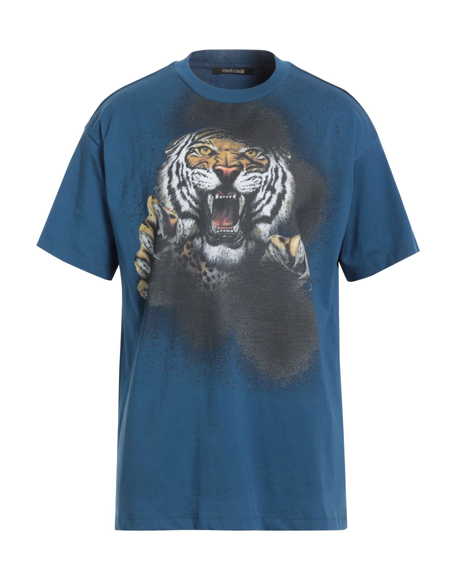 ROBERTO CAVALLI T-shirts Herren Blau von ROBERTO CAVALLI