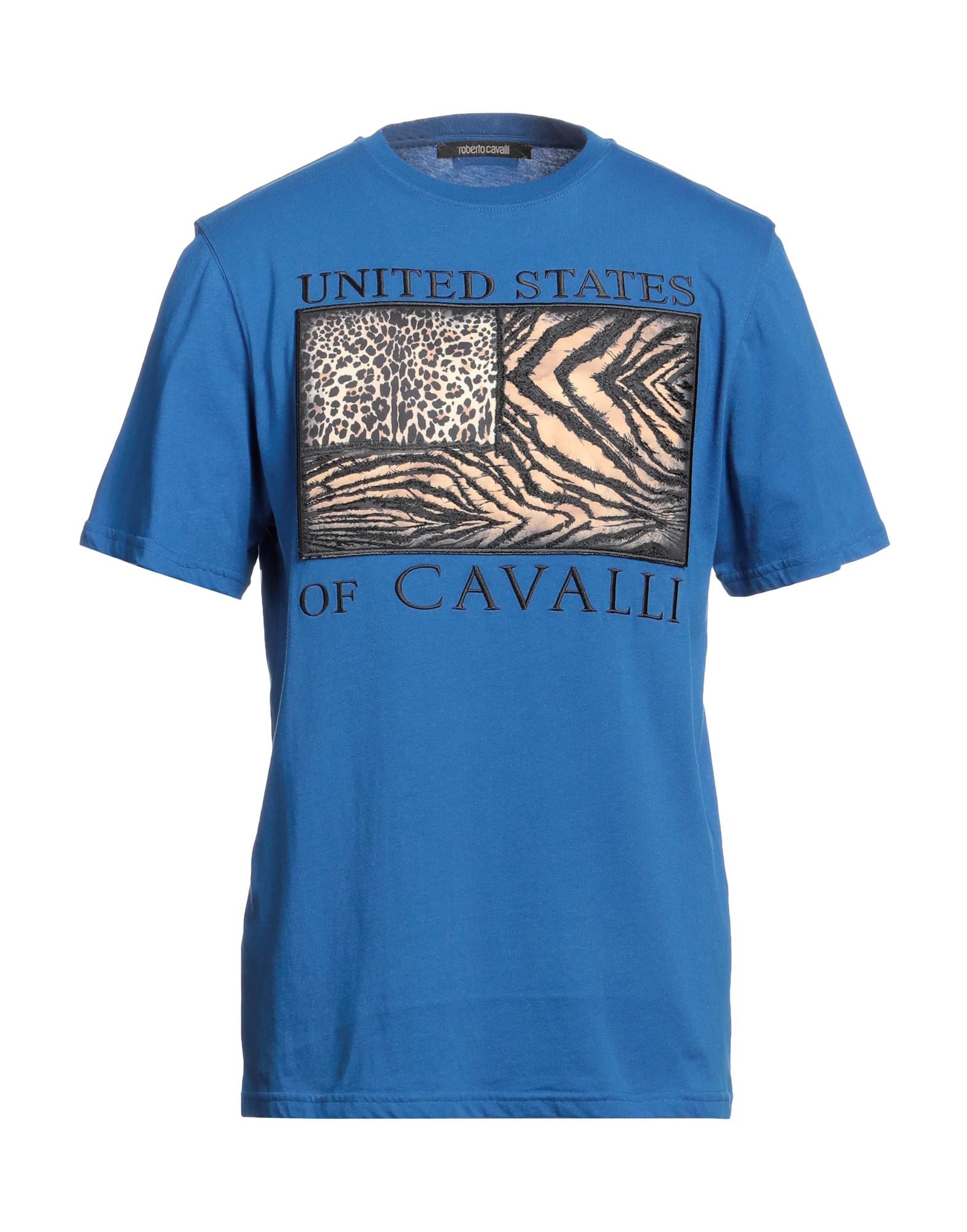 ROBERTO CAVALLI T-shirts Herren Blau von ROBERTO CAVALLI