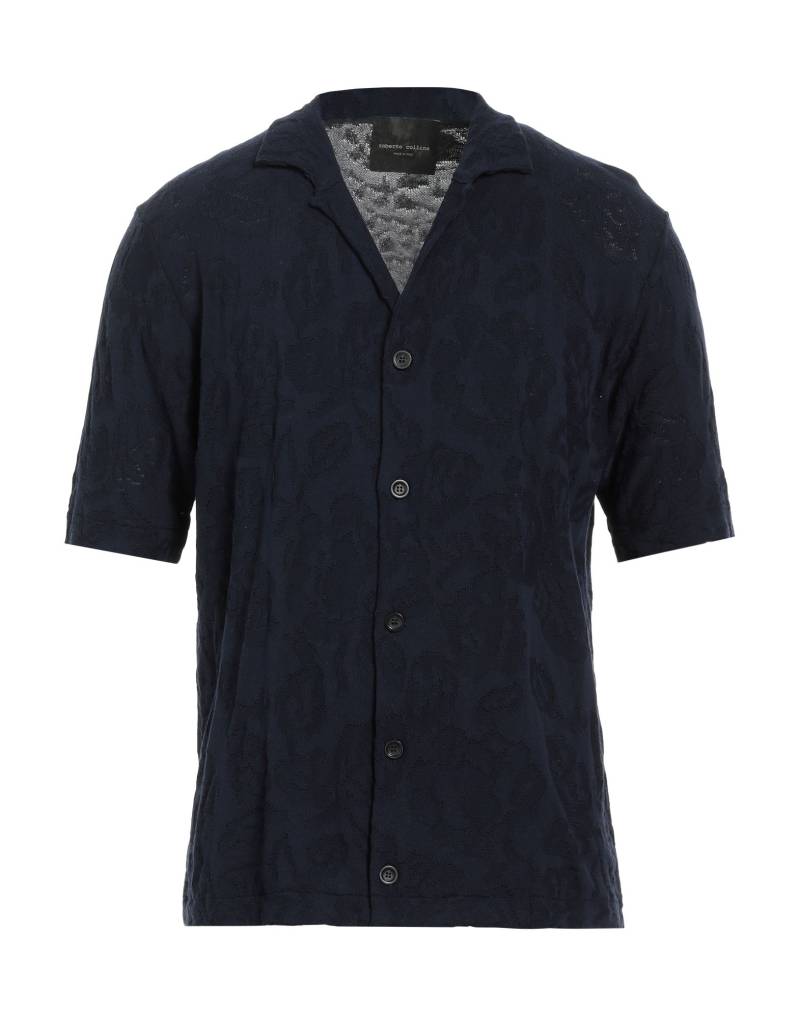 ROBERTO COLLINA Hemd Herren Marineblau von ROBERTO COLLINA