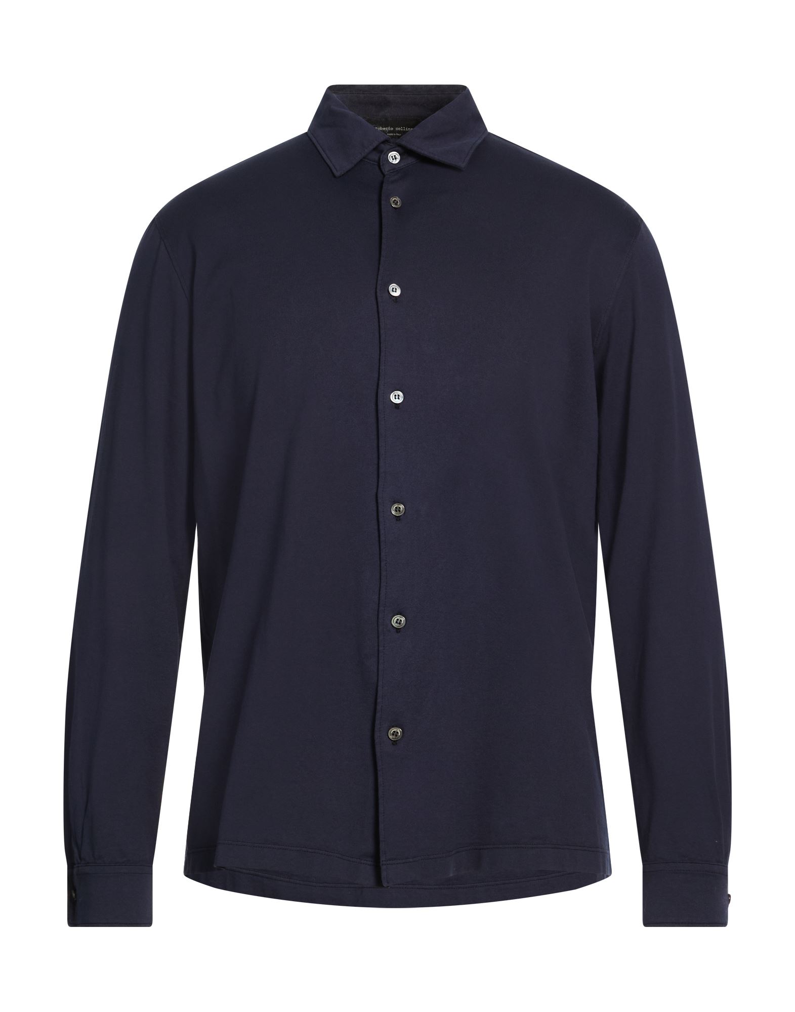 ROBERTO COLLINA Hemd Herren Nachtblau von ROBERTO COLLINA