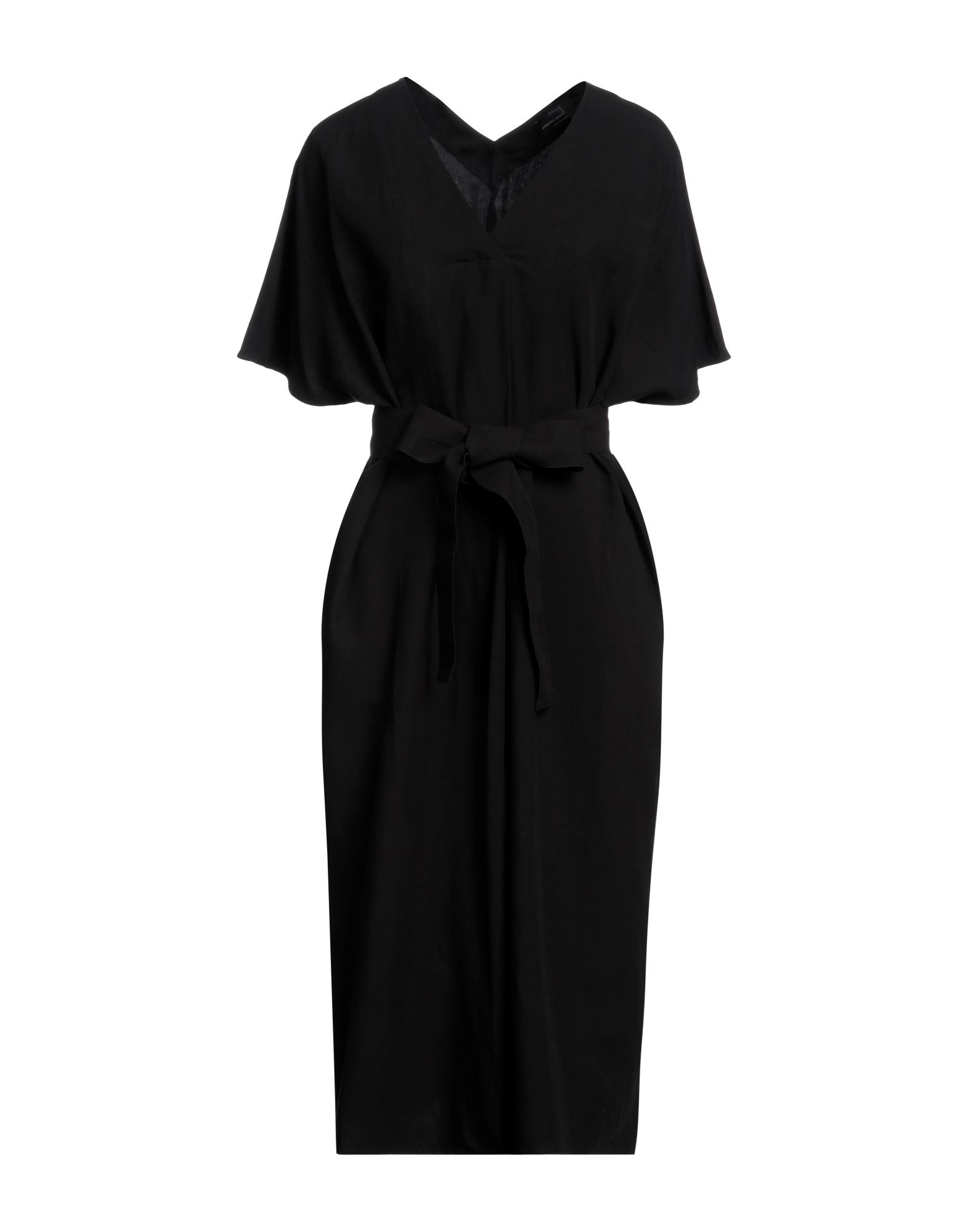 ROBERTO COLLINA Midi-kleid Damen Schwarz von ROBERTO COLLINA