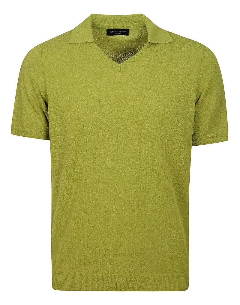 ROBERTO COLLINA Poloshirt Herren Grün von ROBERTO COLLINA