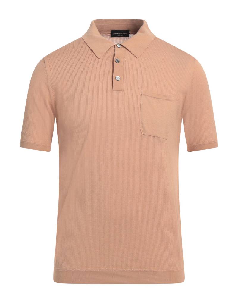 ROBERTO COLLINA Poloshirt Herren Kamel von ROBERTO COLLINA