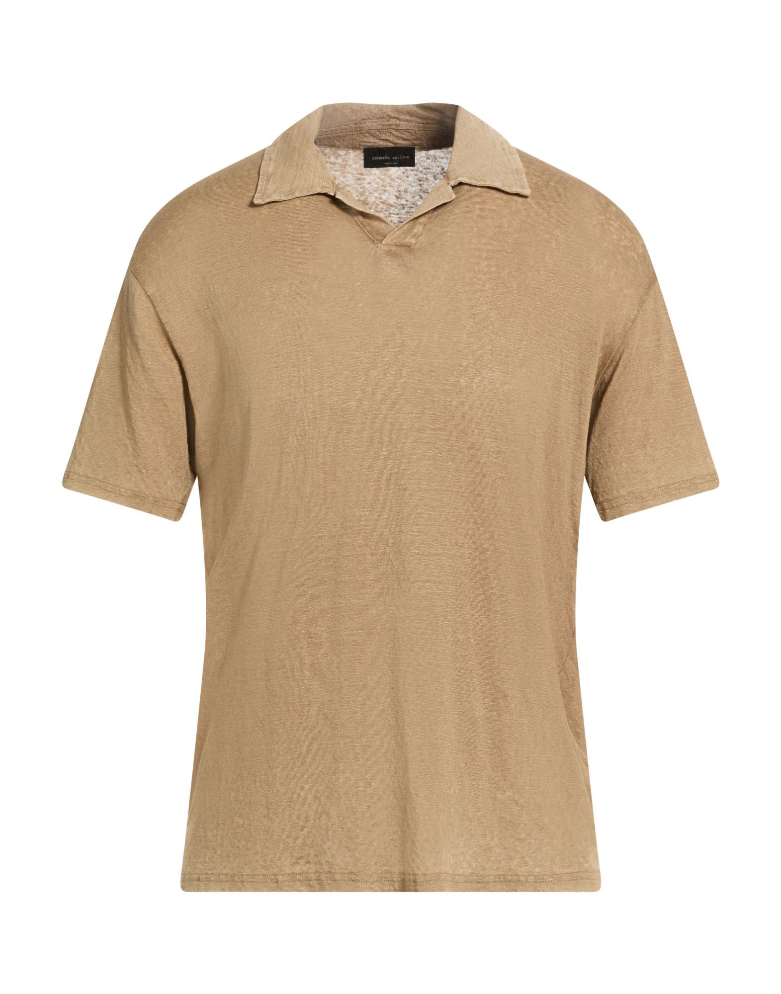 ROBERTO COLLINA Poloshirt Herren Kamel von ROBERTO COLLINA