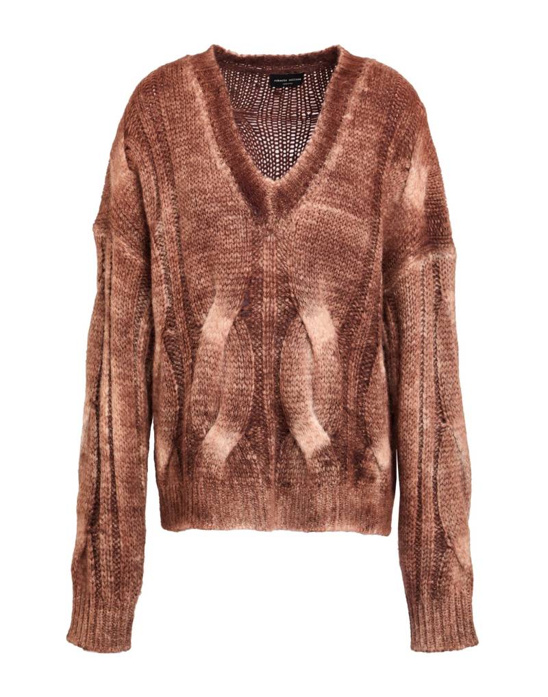 ROBERTO COLLINA Pullover Damen Braun von ROBERTO COLLINA