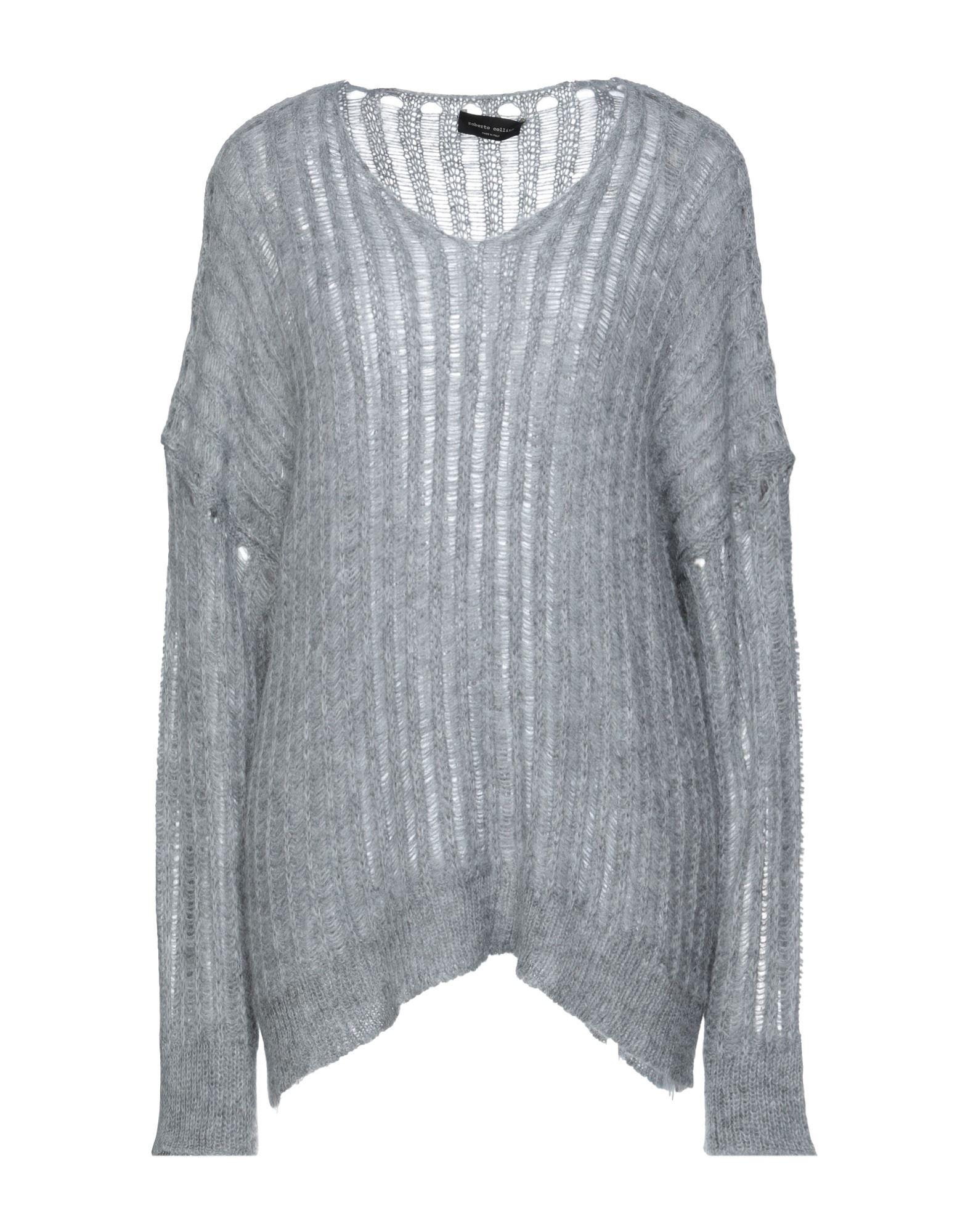 ROBERTO COLLINA Pullover Damen Grau von ROBERTO COLLINA