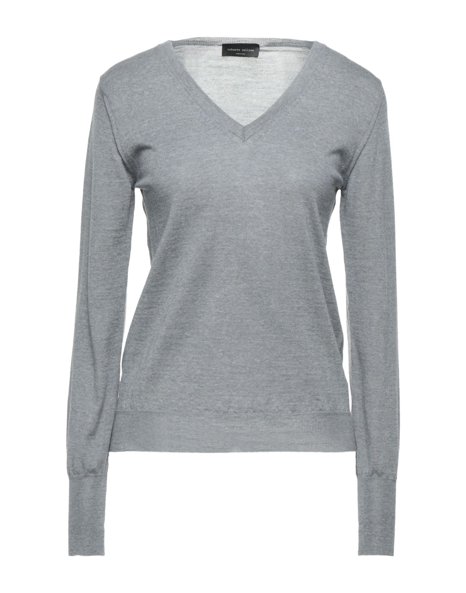 ROBERTO COLLINA Pullover Damen Grau von ROBERTO COLLINA