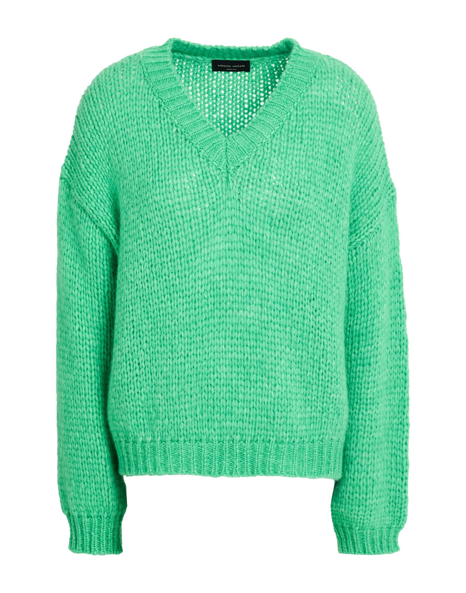 ROBERTO COLLINA Pullover Damen Grün ROBERTO COLLINA Pullover Damen Grün von ROBERTO COLLINA