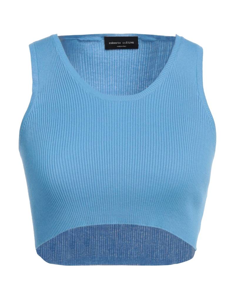 ROBERTO COLLINA Top Damen Hellblau von ROBERTO COLLINA