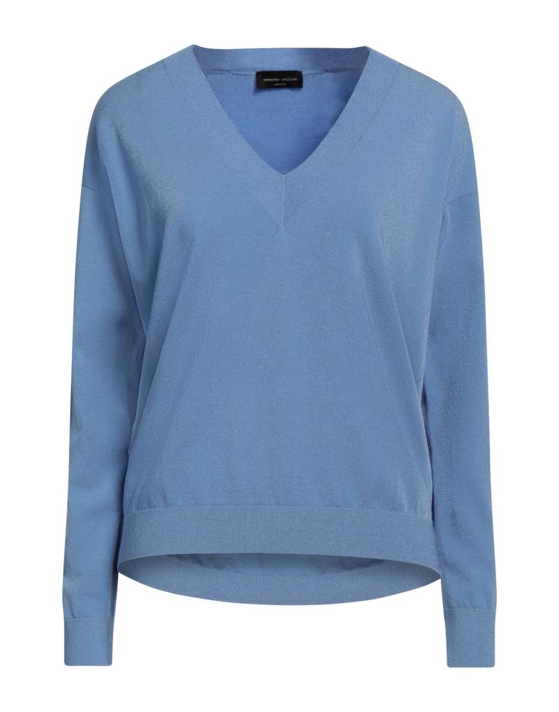 ROBERTO COLLINA Pullover Damen Hellblau von ROBERTO COLLINA