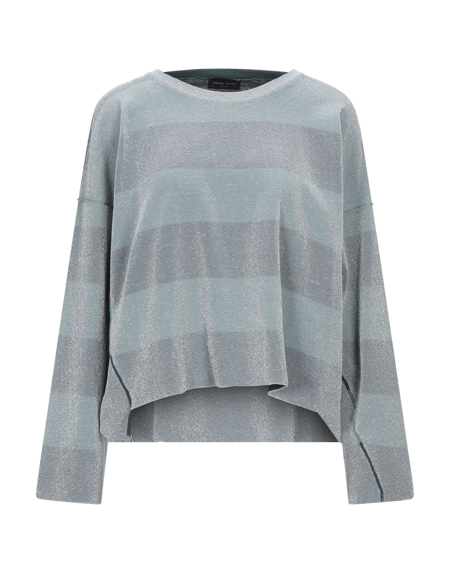 ROBERTO COLLINA Pullover Damen Hellgrau von ROBERTO COLLINA