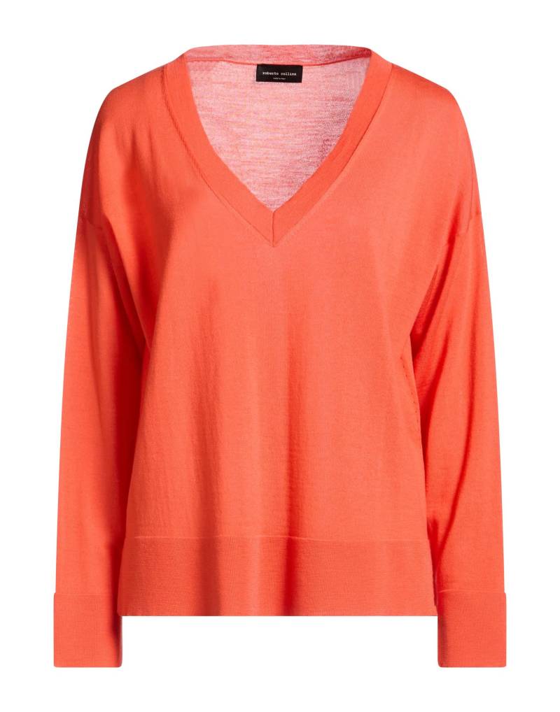 ROBERTO COLLINA Pullover Damen Koralle von ROBERTO COLLINA