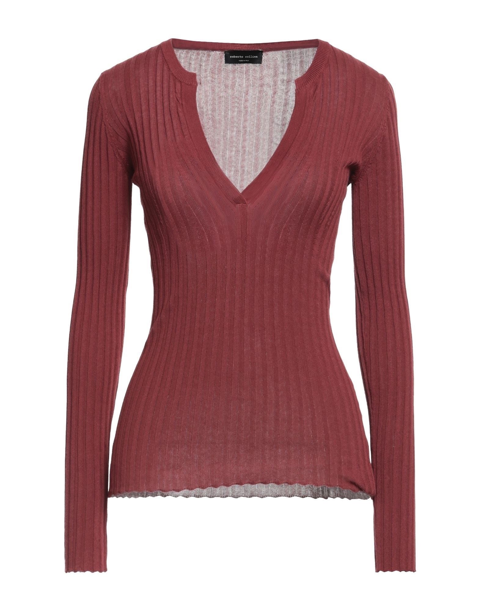 ROBERTO COLLINA Pullover Damen Lederfarben von ROBERTO COLLINA