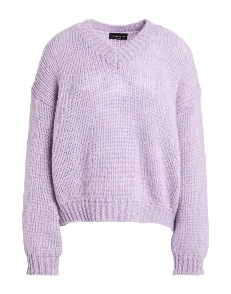ROBERTO COLLINA Pullover Damen Lila von ROBERTO COLLINA