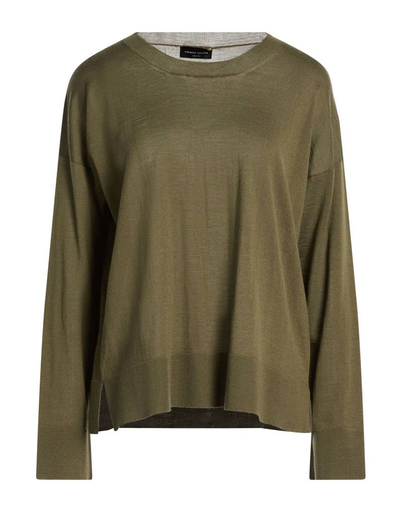 ROBERTO COLLINA Pullover Damen Militärgrün von ROBERTO COLLINA