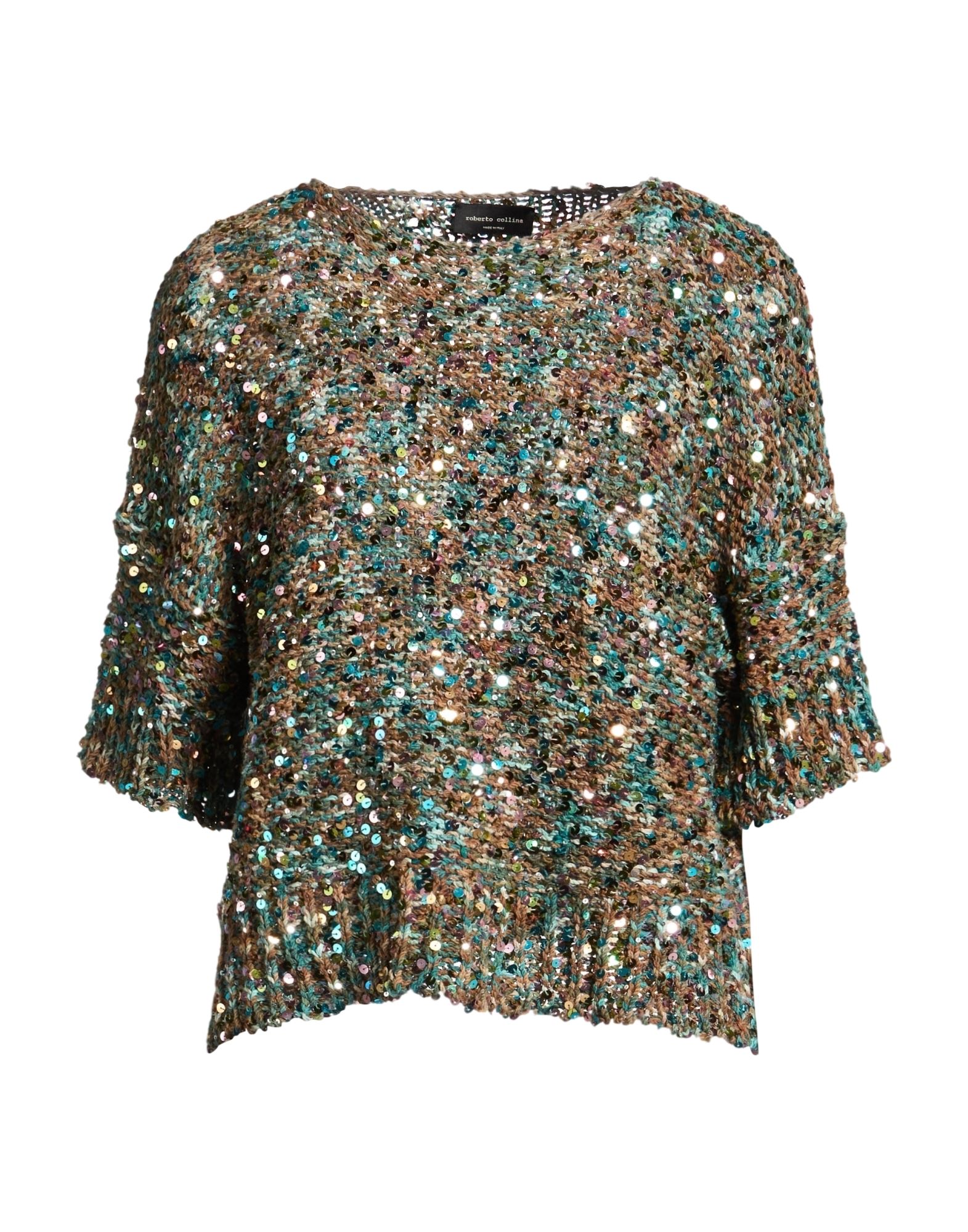 ROBERTO COLLINA Pullover Damen Militärgrün von ROBERTO COLLINA