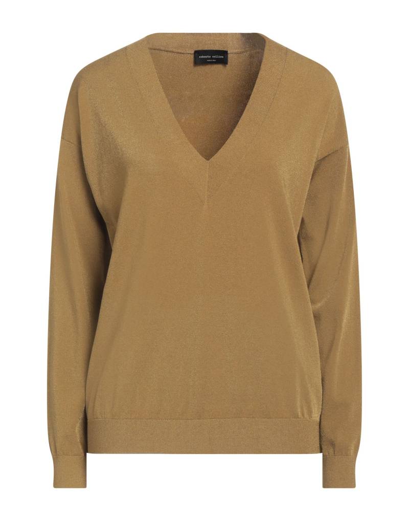 ROBERTO COLLINA Pullover Damen Militärgrün von ROBERTO COLLINA