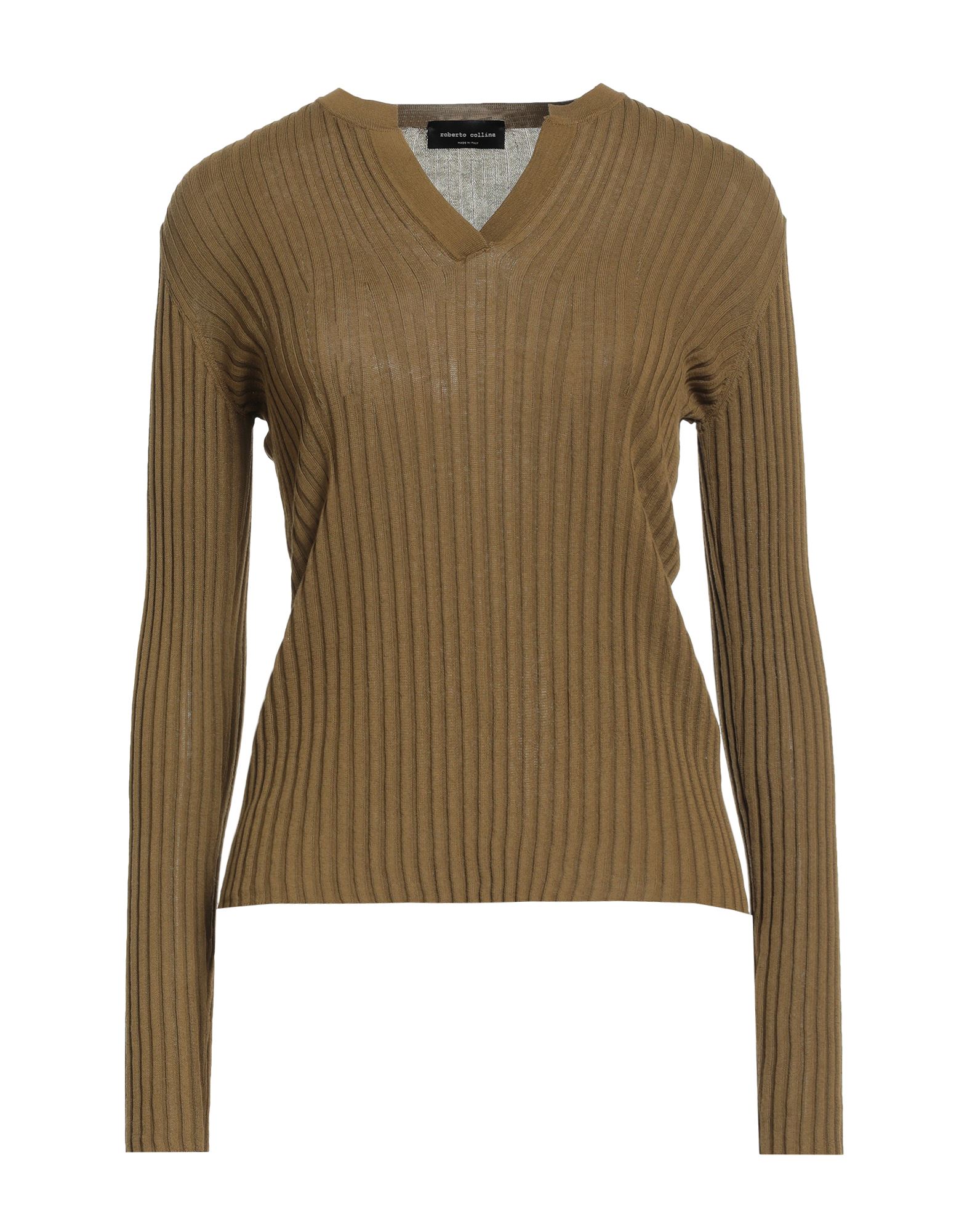 ROBERTO COLLINA Pullover Damen Militärgrün von ROBERTO COLLINA