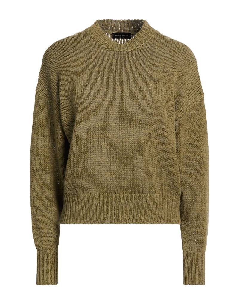ROBERTO COLLINA Pullover Damen Militärgrün von ROBERTO COLLINA