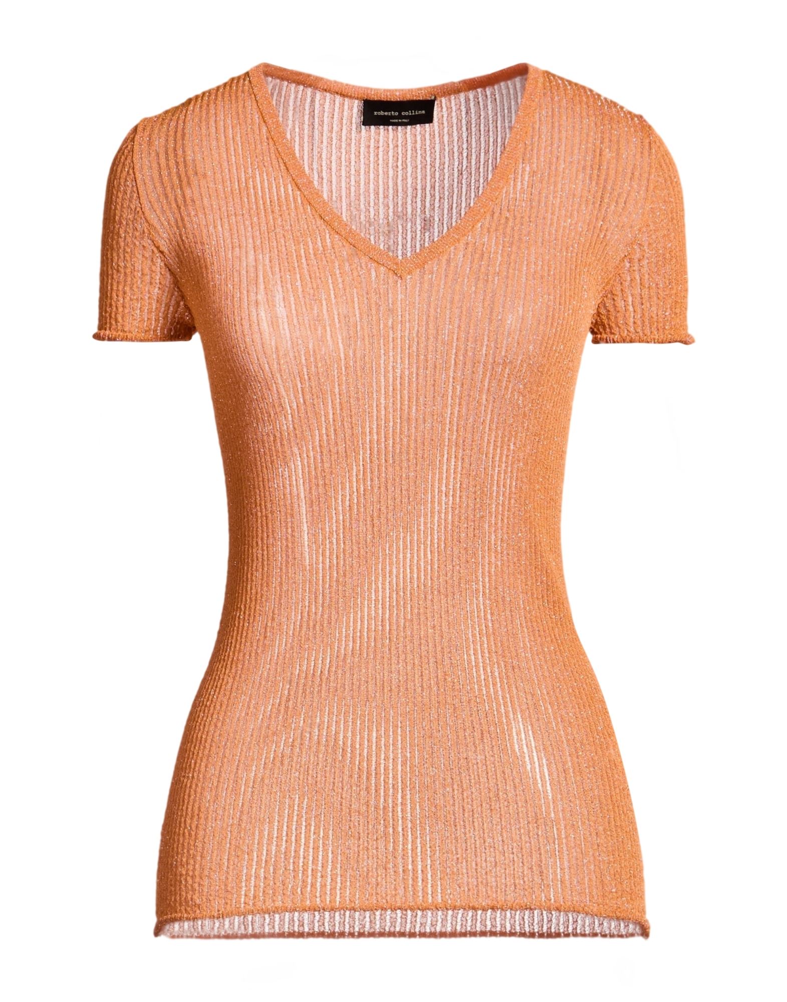 ROBERTO COLLINA Pullover Damen Orange von ROBERTO COLLINA