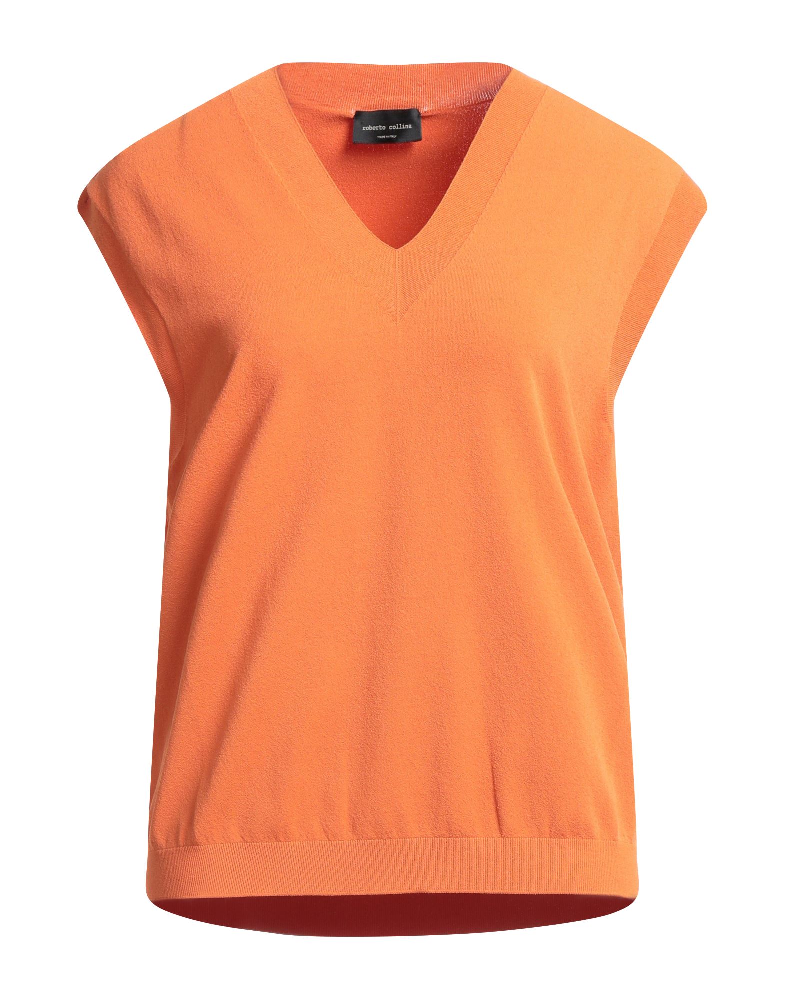 ROBERTO COLLINA Pullover Damen Orange von ROBERTO COLLINA