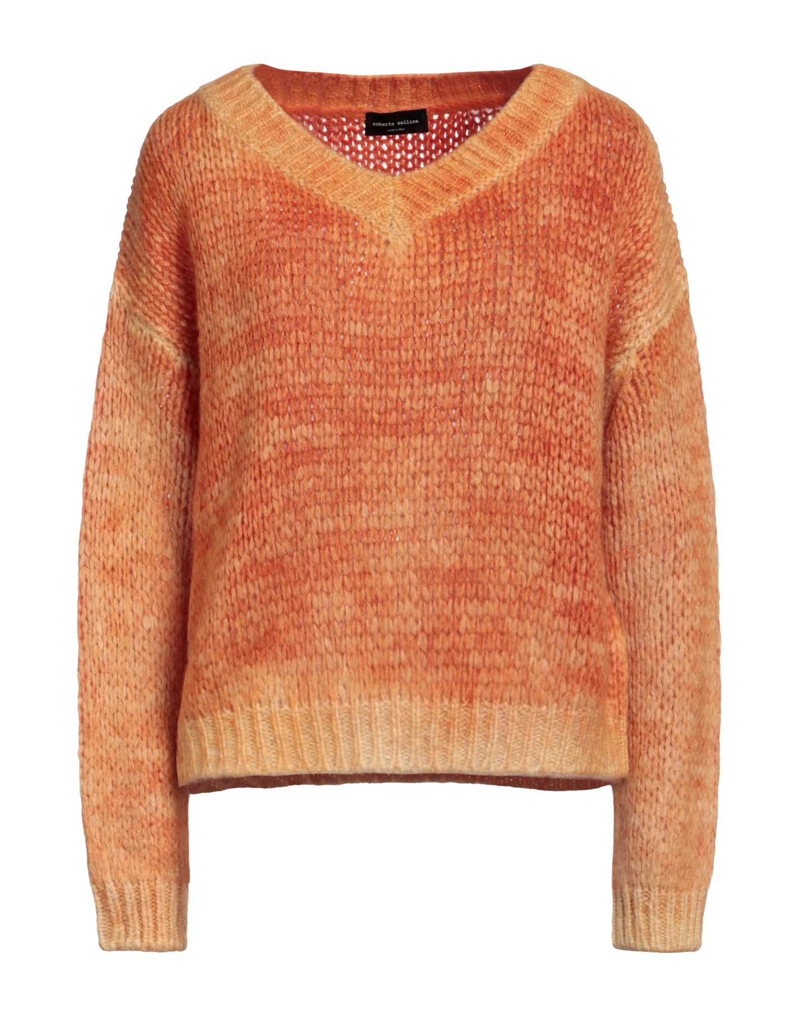 ROBERTO COLLINA Pullover Damen Orange von ROBERTO COLLINA