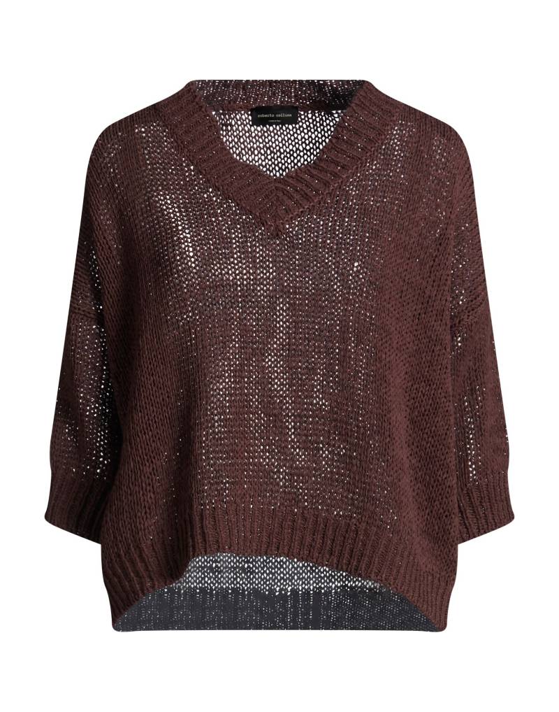 ROBERTO COLLINA Pullover Damen Schokobraun von ROBERTO COLLINA