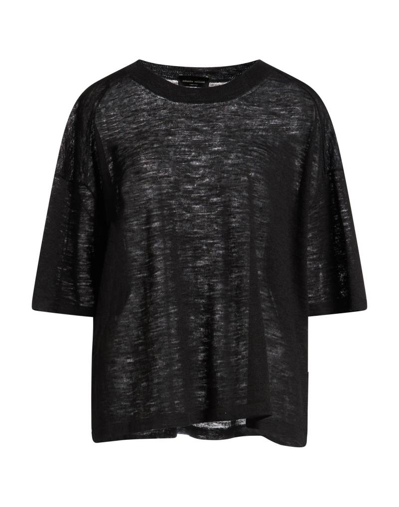 ROBERTO COLLINA Pullover Damen Schwarz von ROBERTO COLLINA