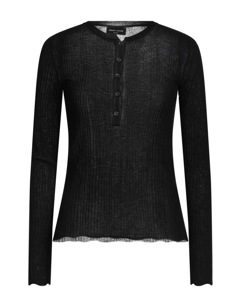 ROBERTO COLLINA Pullover Damen Schwarz von ROBERTO COLLINA
