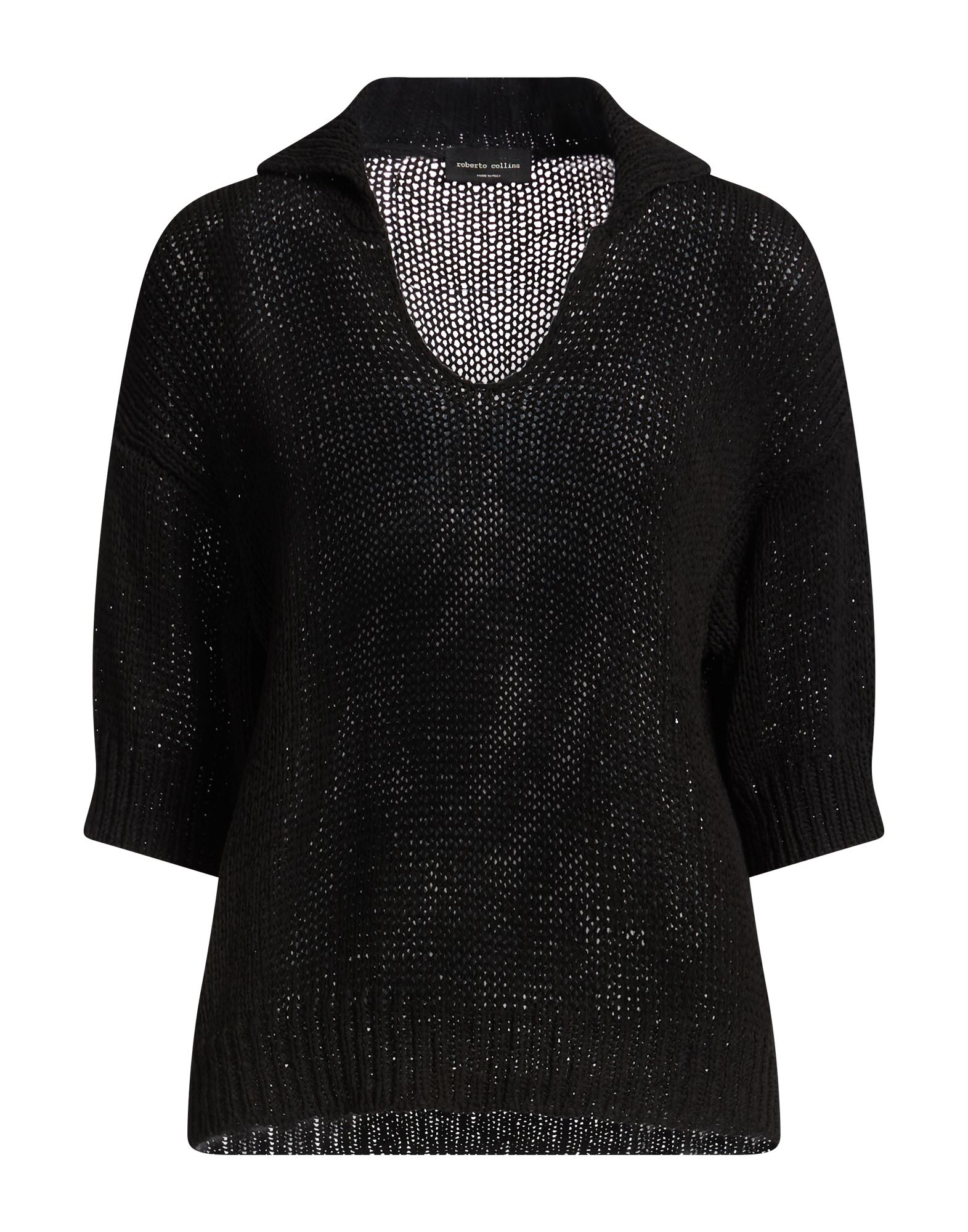 ROBERTO COLLINA Pullover Damen Schwarz von ROBERTO COLLINA
