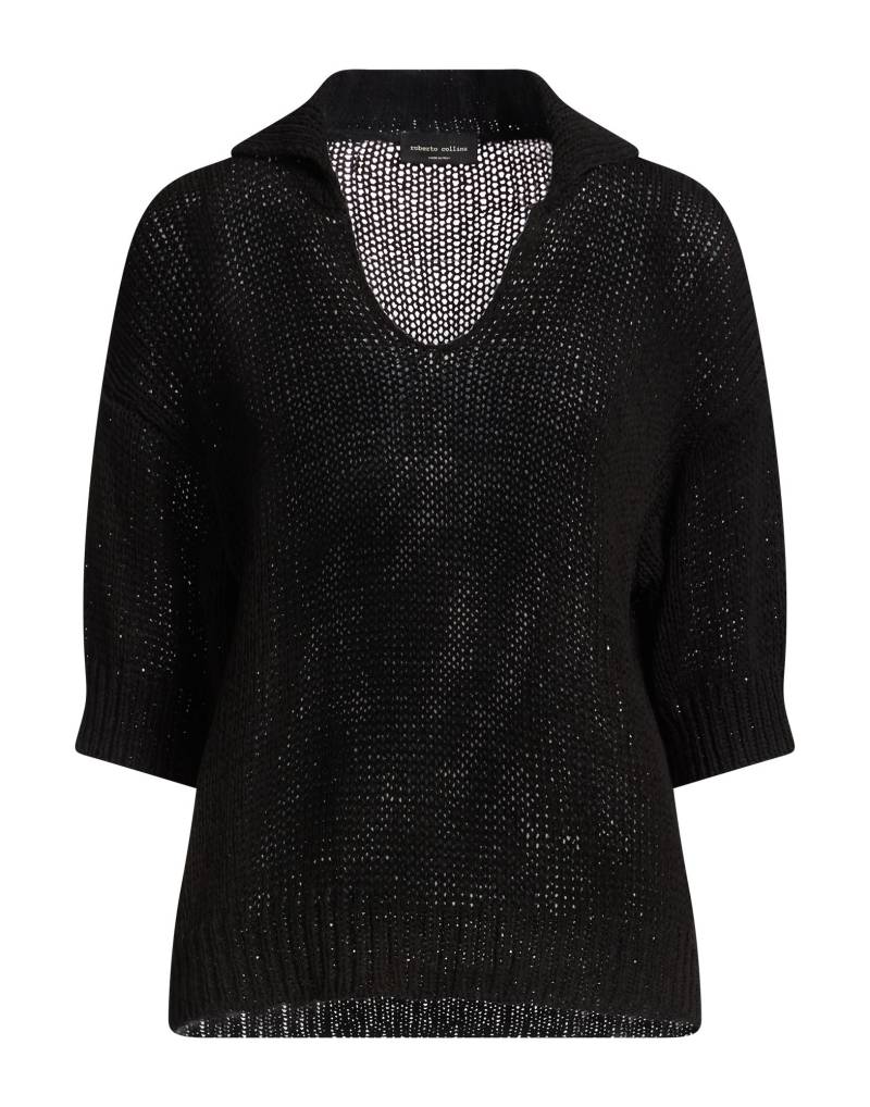 ROBERTO COLLINA Pullover Damen Schwarz von ROBERTO COLLINA