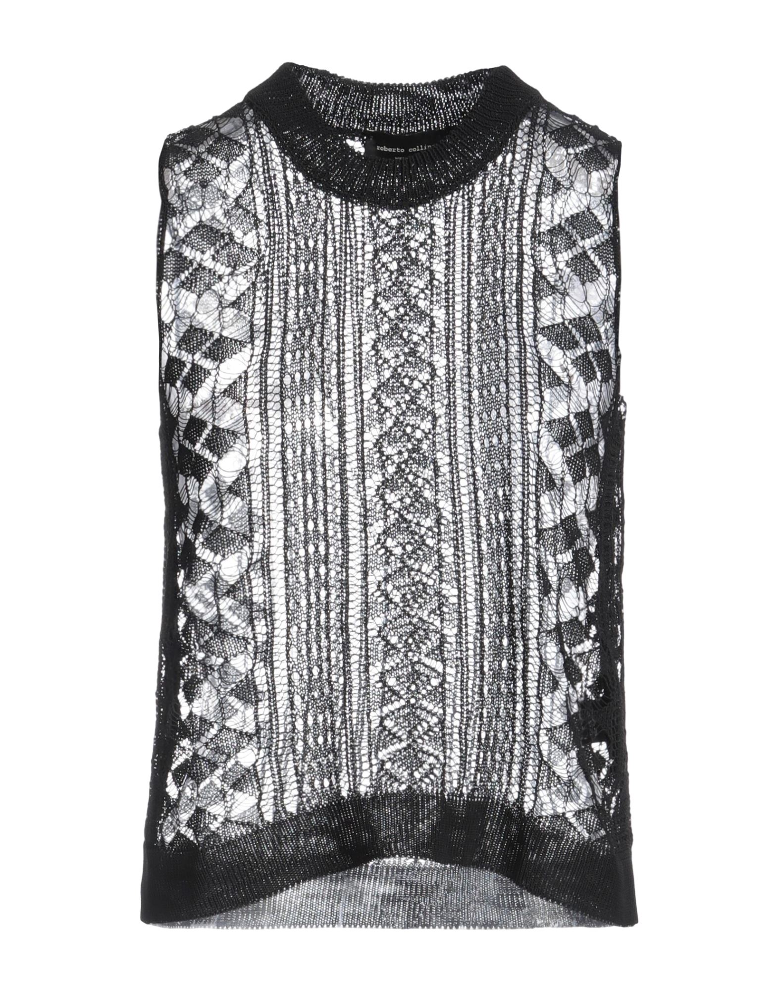 ROBERTO COLLINA Pullover Damen Schwarz von ROBERTO COLLINA