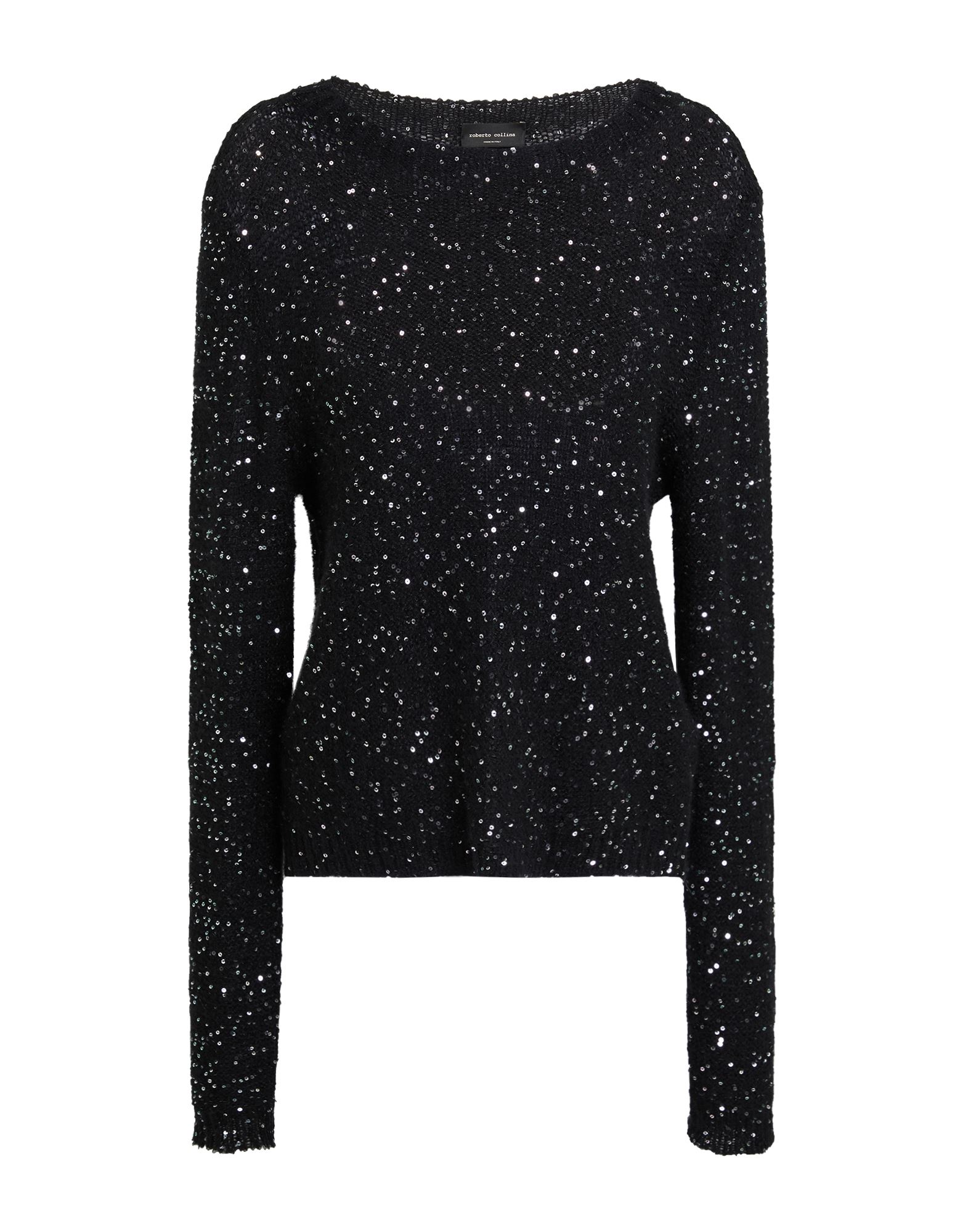 ROBERTO COLLINA Pullover Damen Schwarz von ROBERTO COLLINA