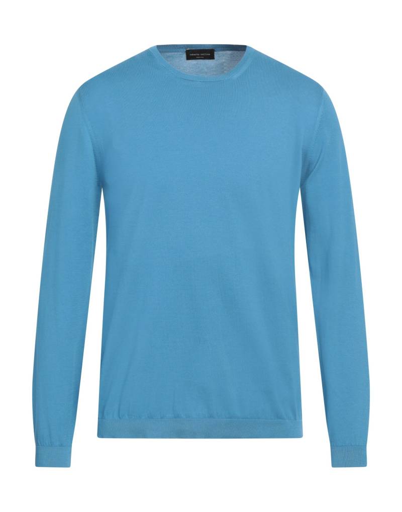 ROBERTO COLLINA Pullover Herren Azurblau von ROBERTO COLLINA