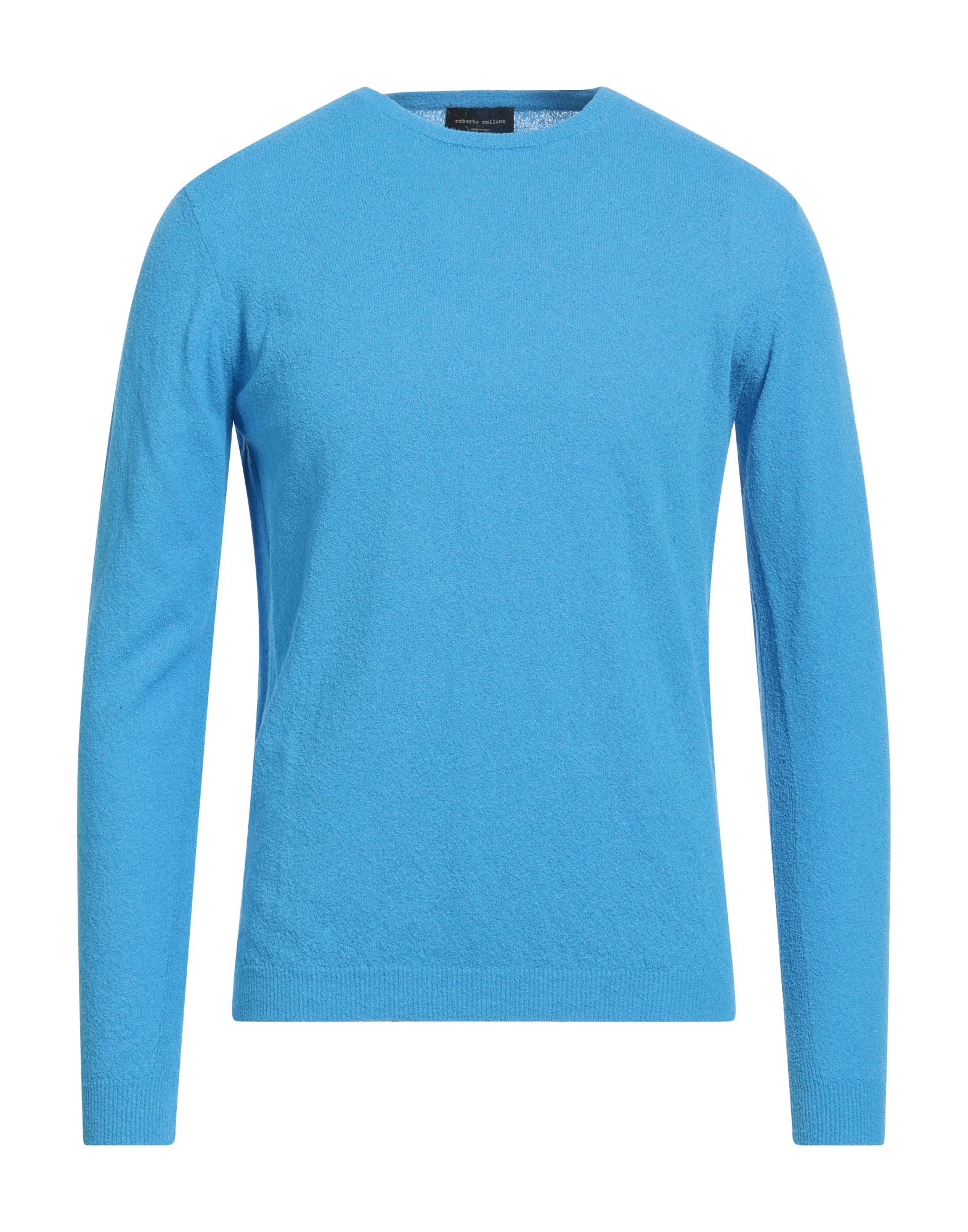 ROBERTO COLLINA Pullover Herren Azurblau von ROBERTO COLLINA