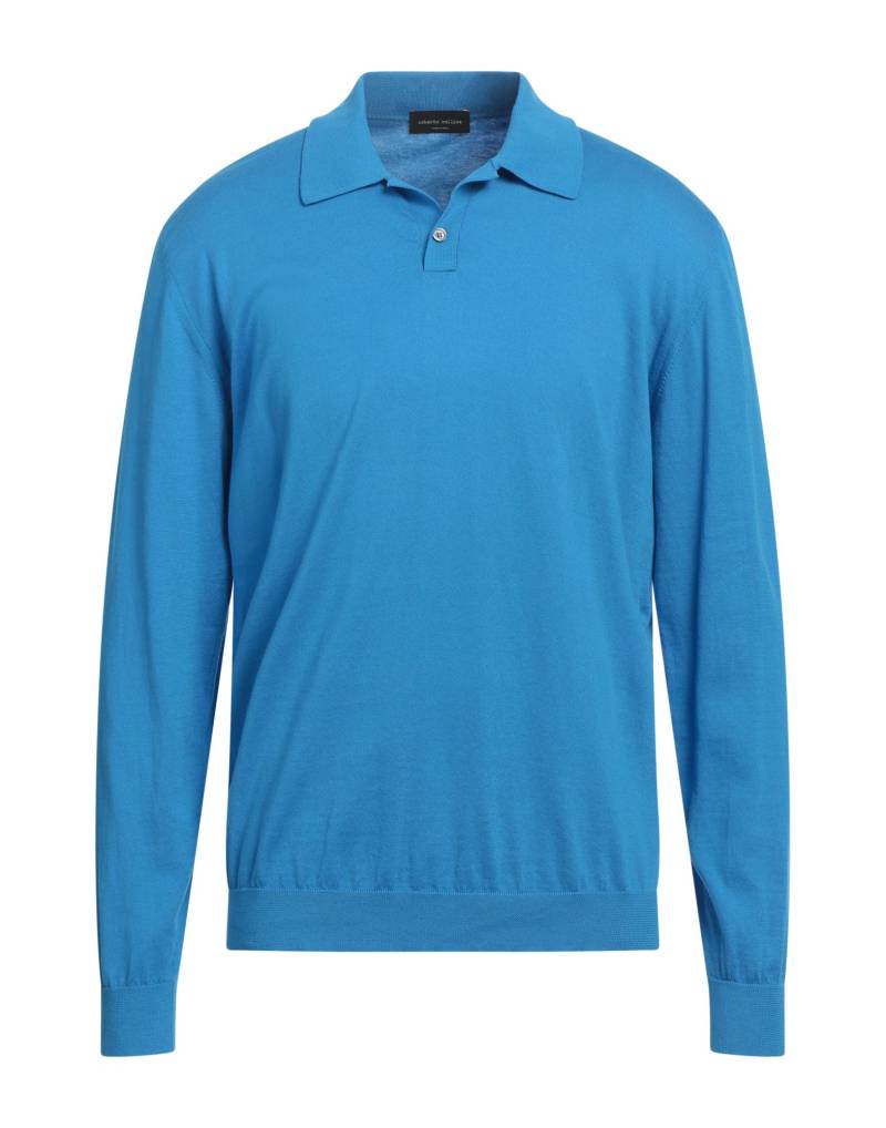 ROBERTO COLLINA Pullover Herren Azurblau von ROBERTO COLLINA