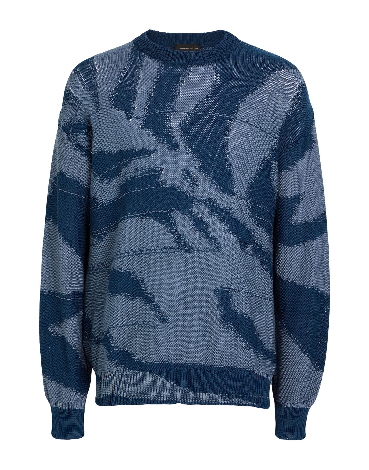 ROBERTO COLLINA Pullover Herren Blau von ROBERTO COLLINA