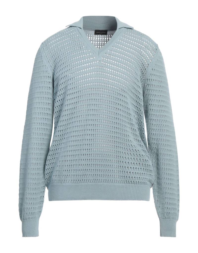 ROBERTO COLLINA Pullover Herren Blaugrau von ROBERTO COLLINA