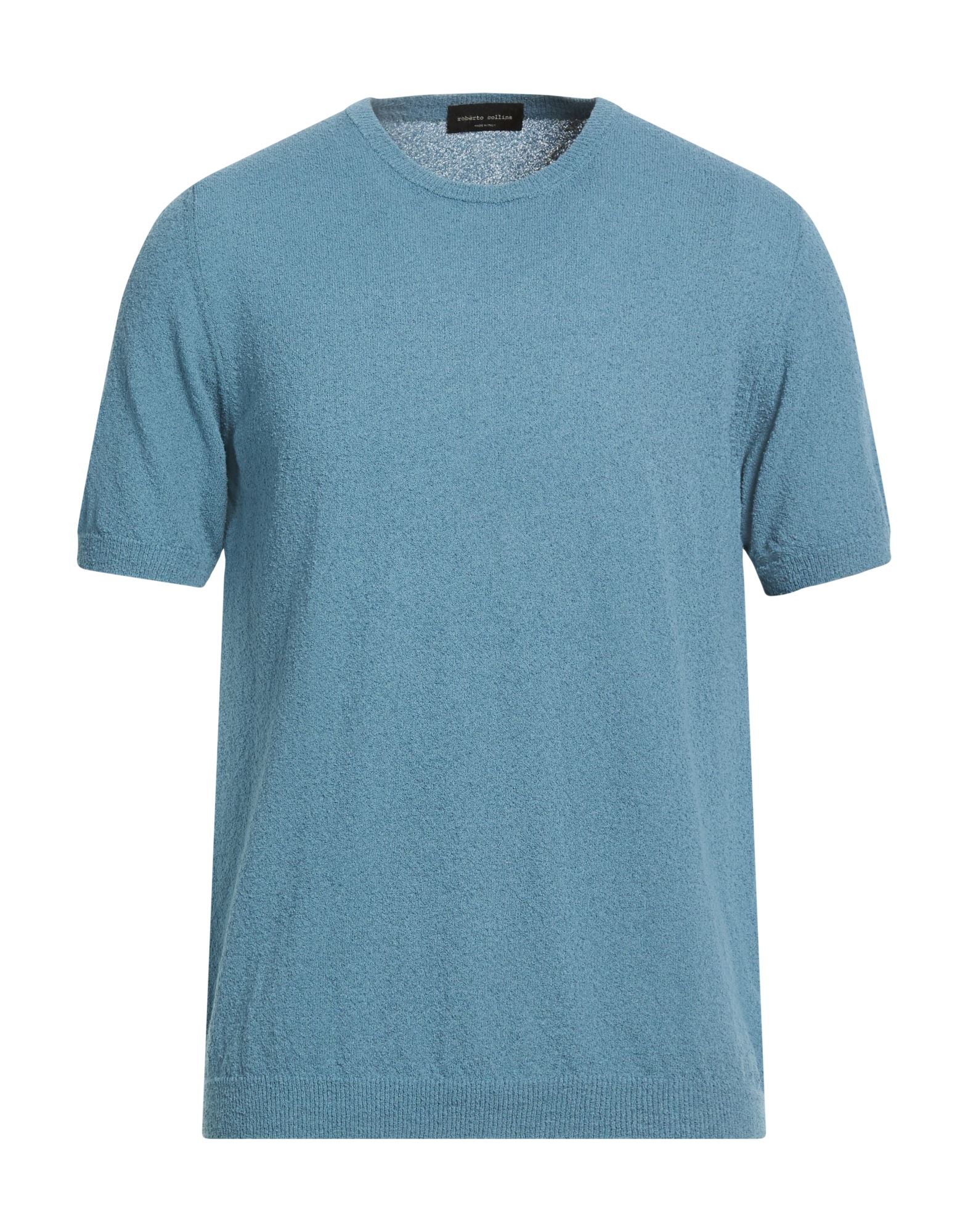 ROBERTO COLLINA Pullover Herren Blaugrau von ROBERTO COLLINA