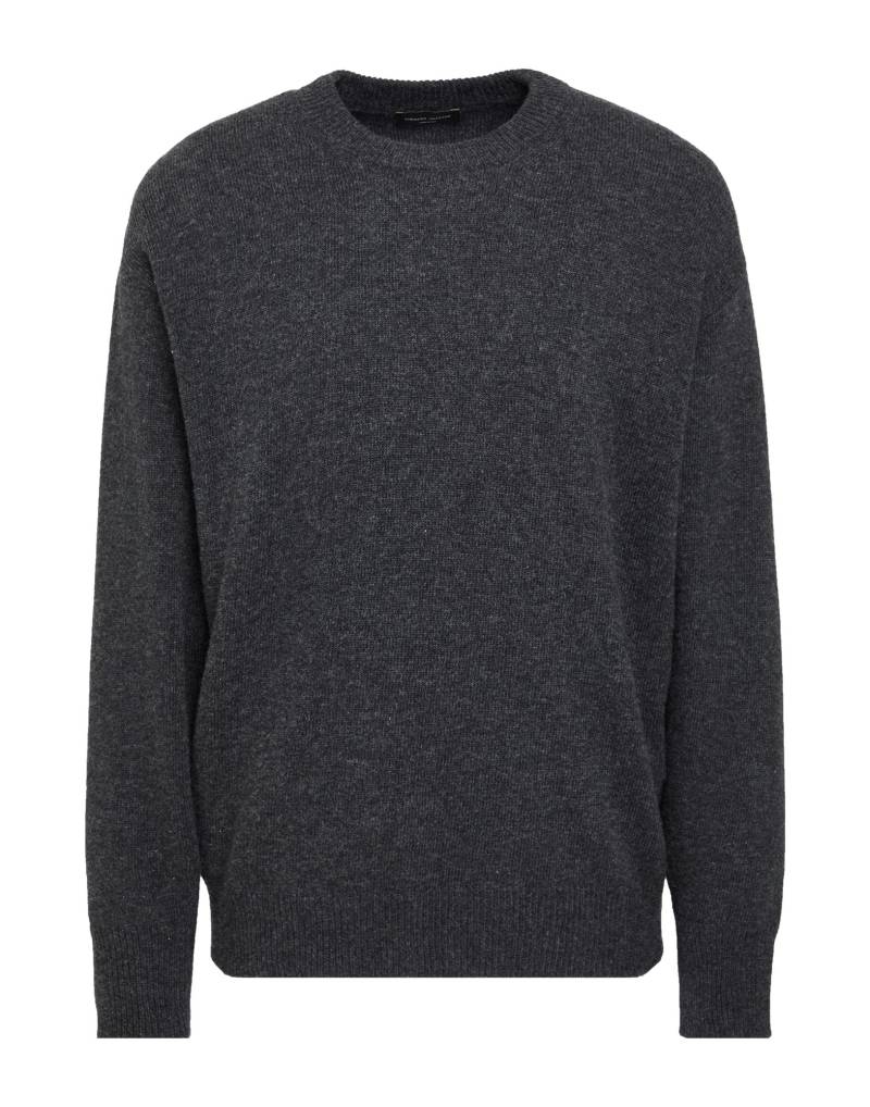 ROBERTO COLLINA Pullover Herren Braungrau von ROBERTO COLLINA