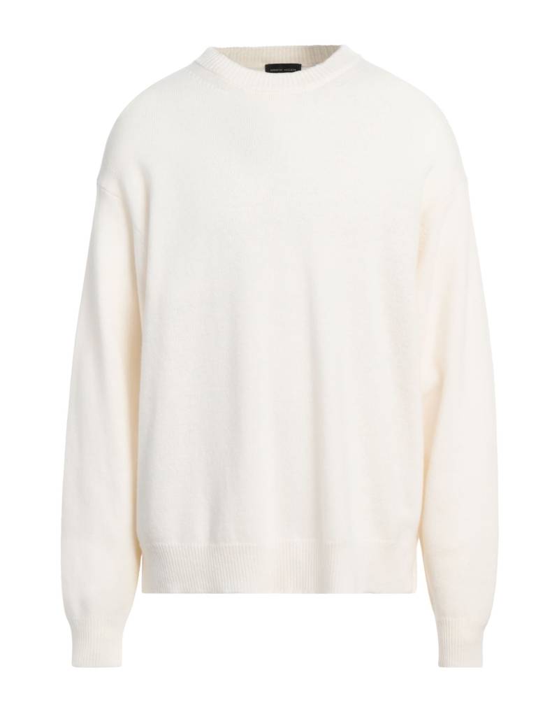 ROBERTO COLLINA Pullover Herren Cremeweiß von ROBERTO COLLINA