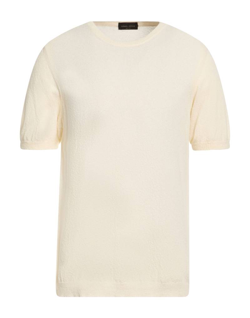 ROBERTO COLLINA Pullover Herren Elfenbein von ROBERTO COLLINA
