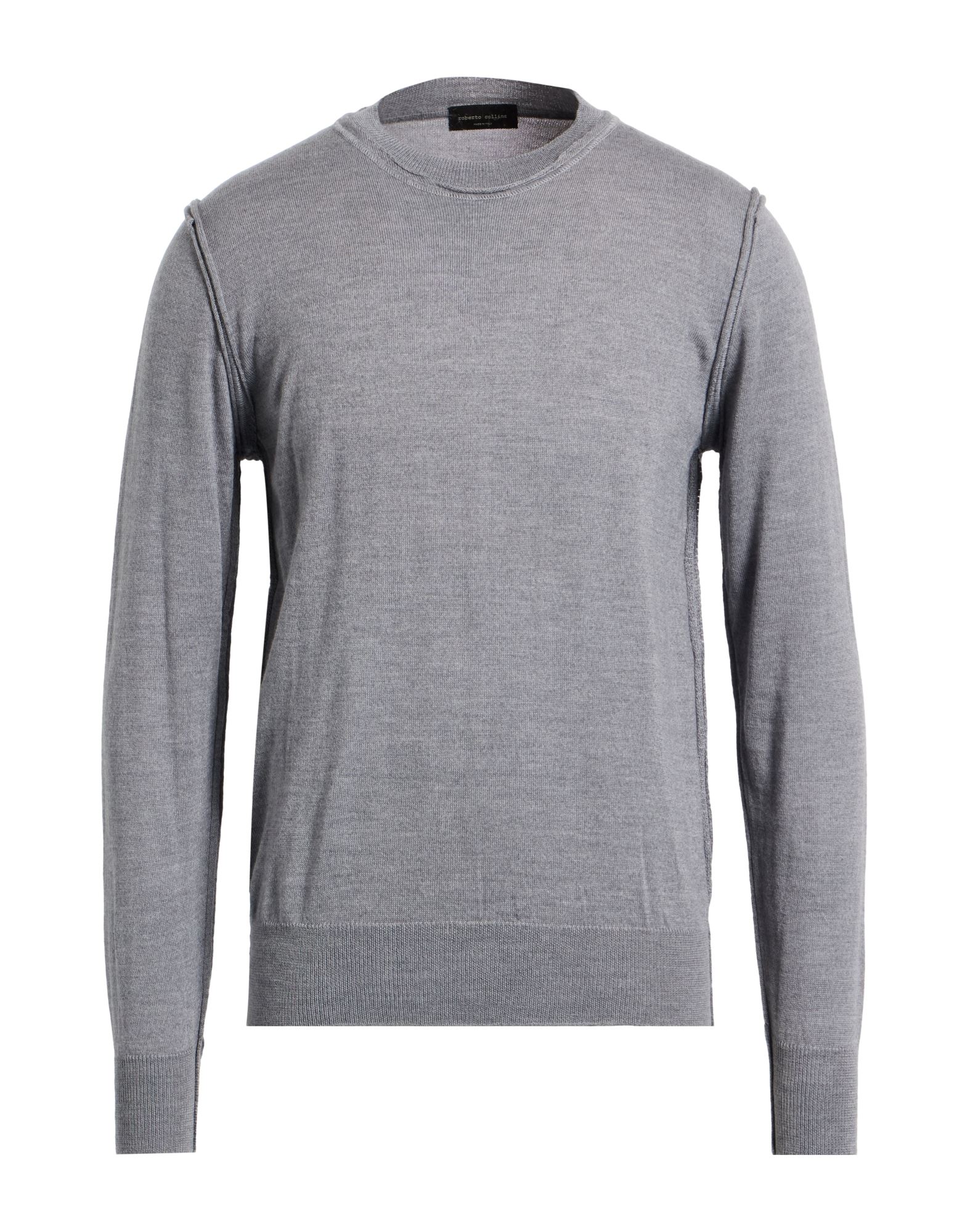 ROBERTO COLLINA Pullover Herren Grau von ROBERTO COLLINA
