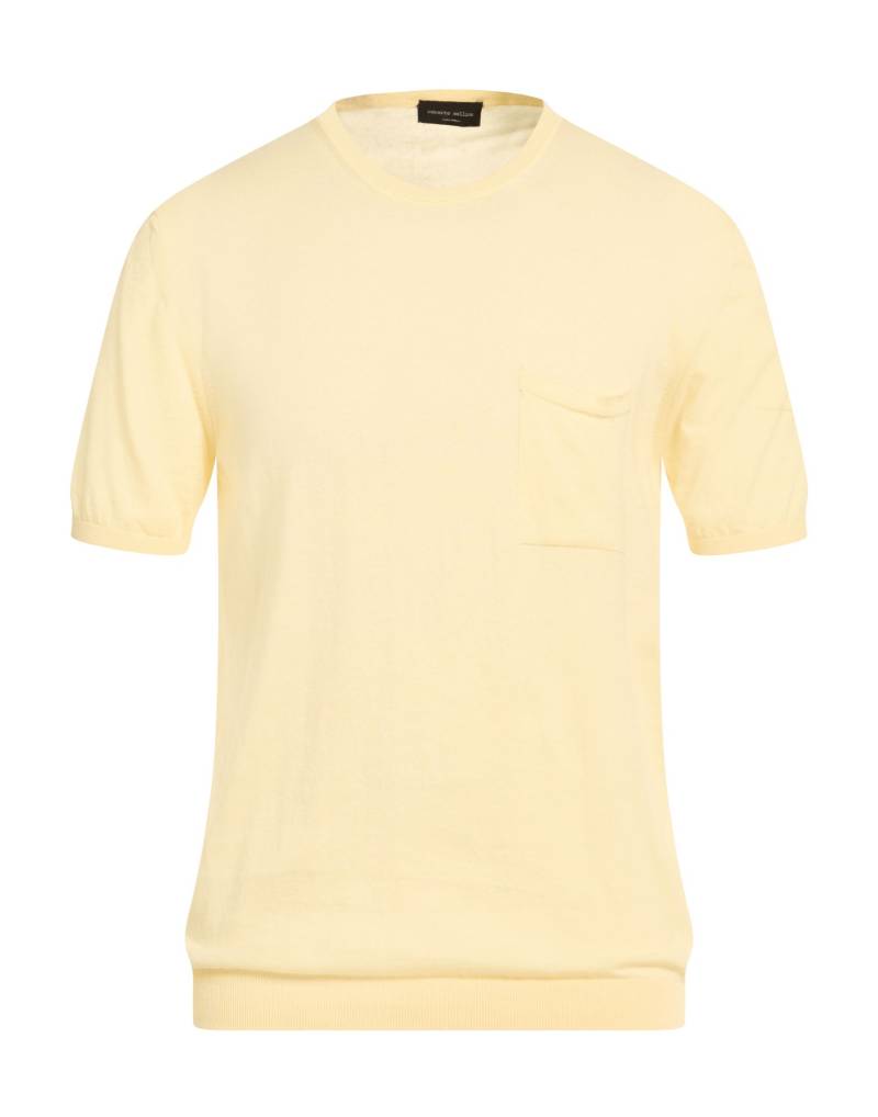ROBERTO COLLINA Pullover Herren Pastellgelb von ROBERTO COLLINA