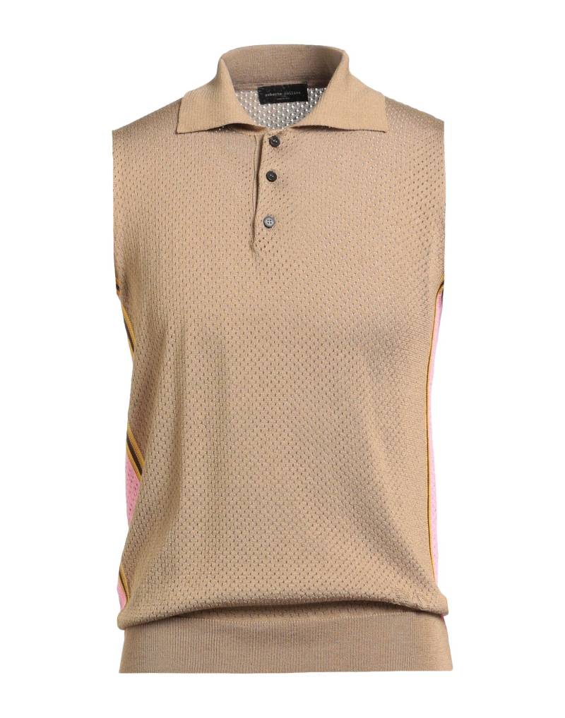 ROBERTO COLLINA Pullover Herren Sand von ROBERTO COLLINA