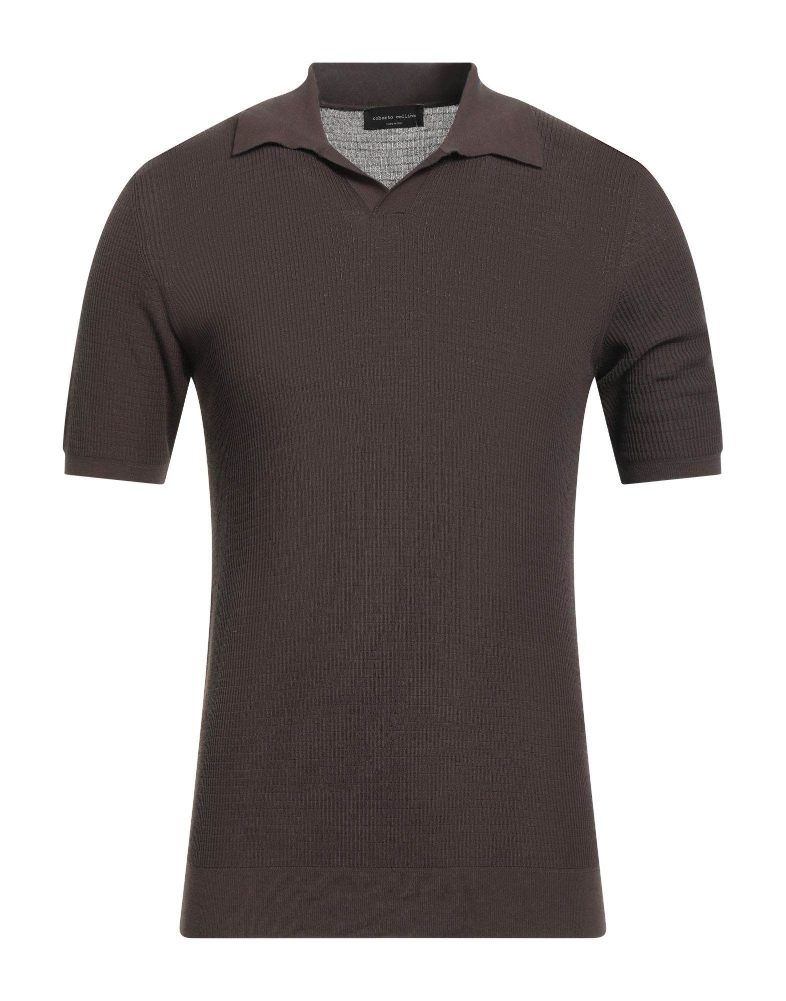 ROBERTO COLLINA Pullover Herren Schokobraun von ROBERTO COLLINA