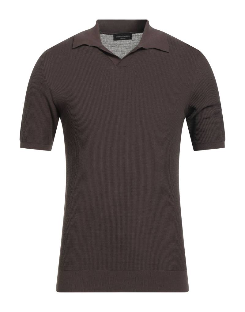 ROBERTO COLLINA Pullover Herren Schokobraun von ROBERTO COLLINA