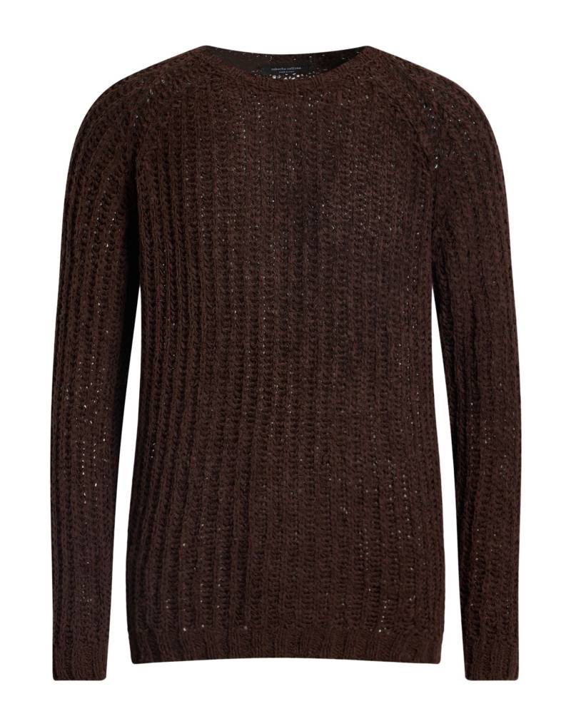 ROBERTO COLLINA Pullover Herren Schokobraun von ROBERTO COLLINA