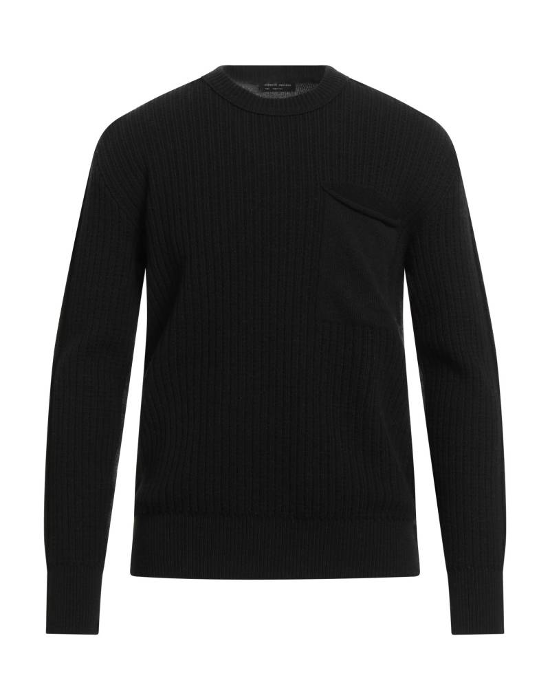 ROBERTO COLLINA Pullover Herren Schwarz von ROBERTO COLLINA